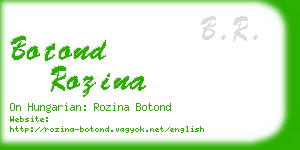 botond rozina business card